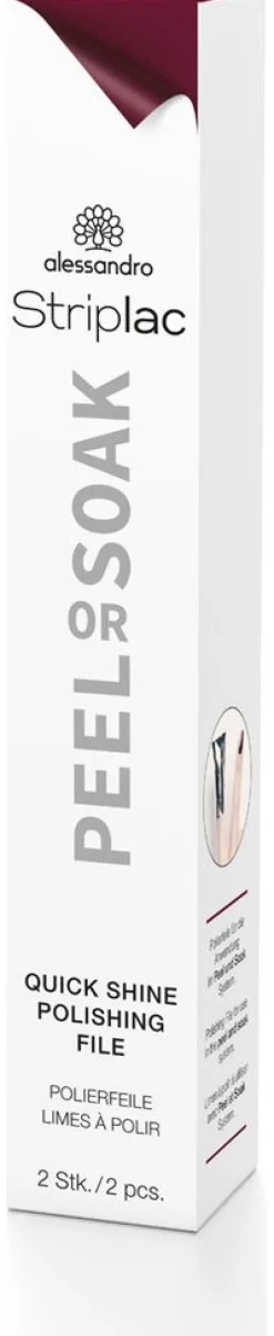 Hot Alessandro Striplac Peel Or Soak Polierfeile 2er Set