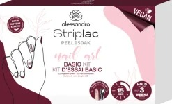 Fashion Alessandro Striplac Peel Or Soak Nail Art Basic Kit