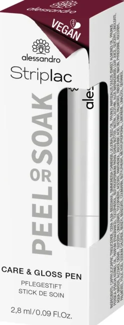 Outlet Alessandro Striplac Peel Or Soak Care & Gloss Finish