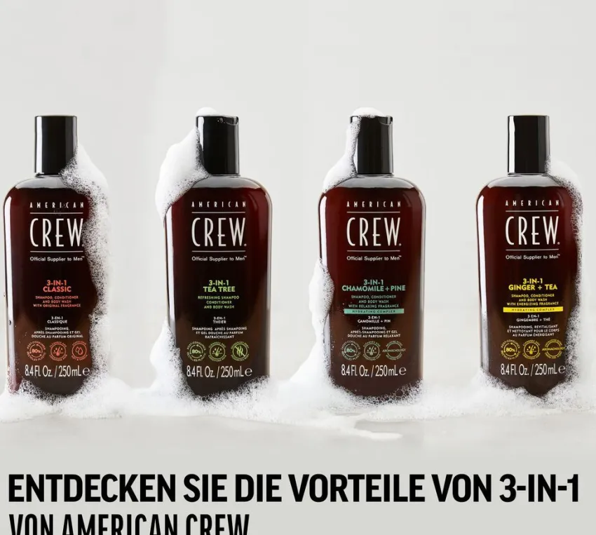 Outlet American Crew 3 in 1 Classic Shampoo