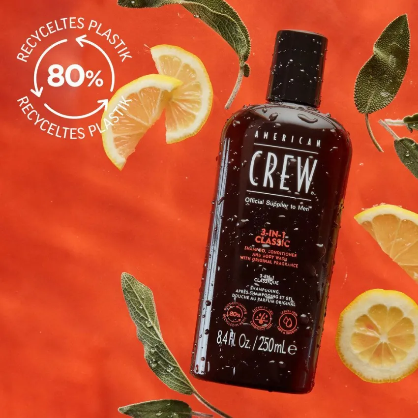 Outlet American Crew 3 in 1 Classic Shampoo