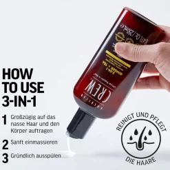 Online American Crew 3 in 1 Ginger & Tea Shampoo, Conditioner & Body Wash