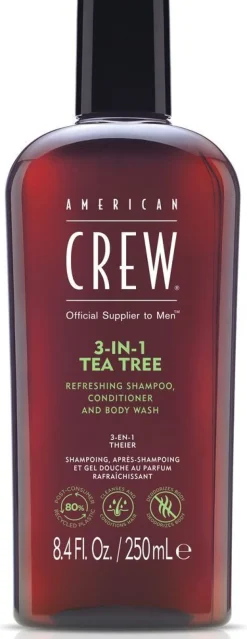 Clearance American Crew 3 in 1 Tea Tree Shampoo