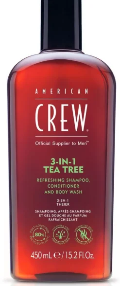 Clearance American Crew 3 in 1 Tea Tree Shampoo