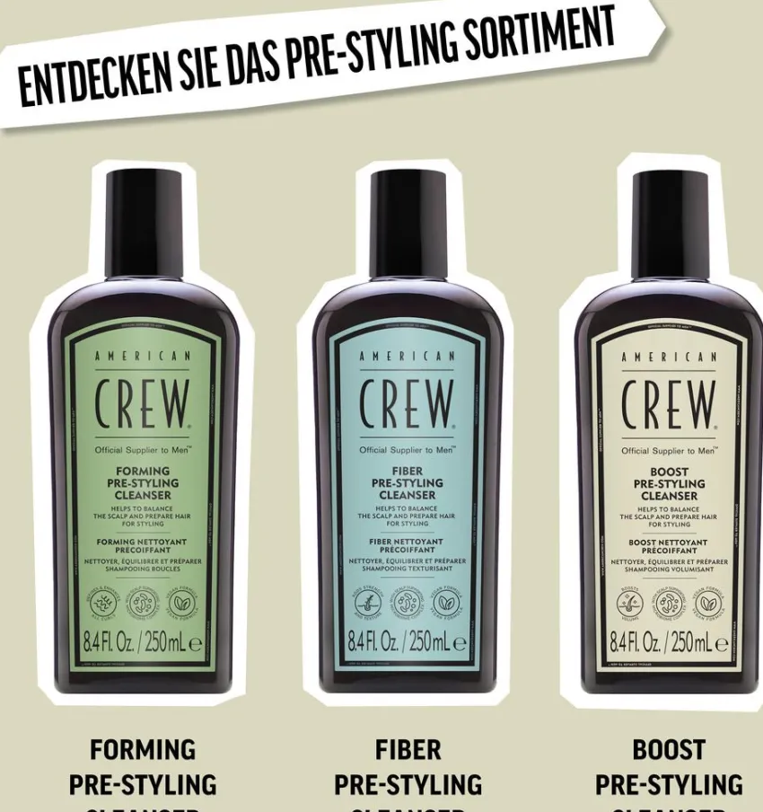 Hot American Crew Boost Pre-Styling Cleanser