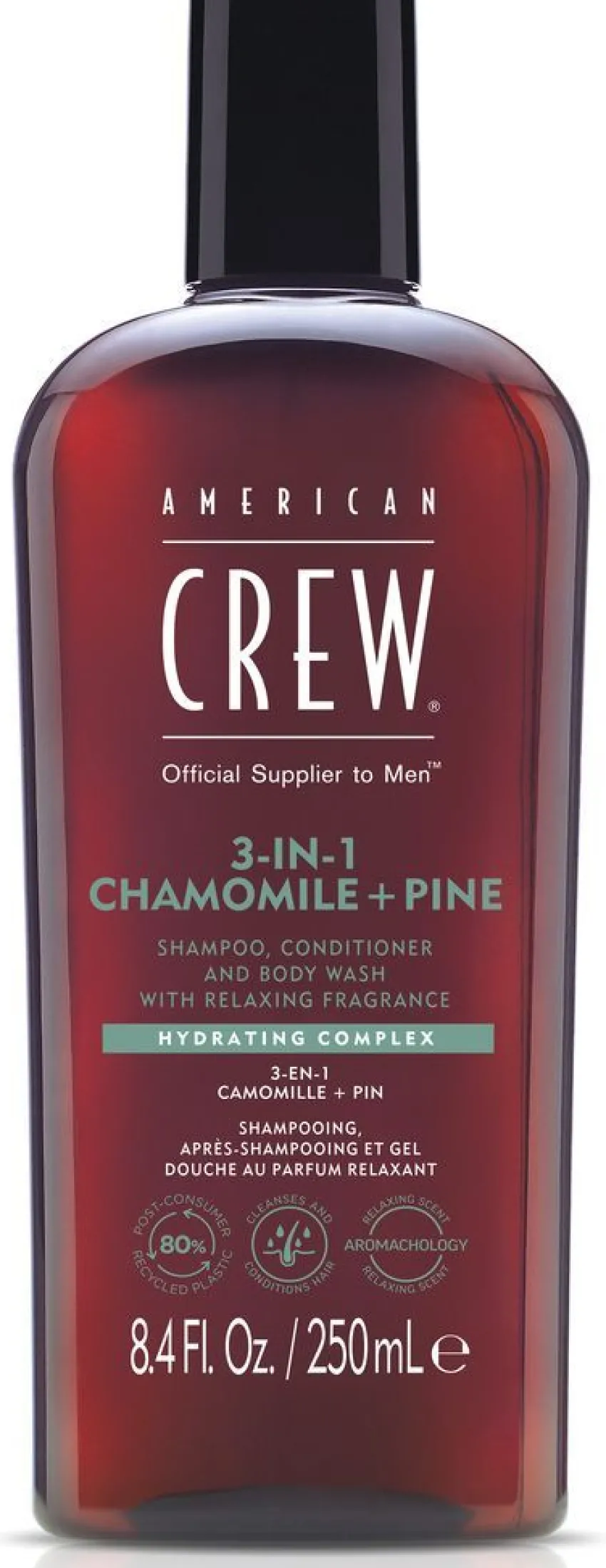 Outlet American Crew 3in1 Chamomile & Pine Shampoo, Conditioner & Body Wash