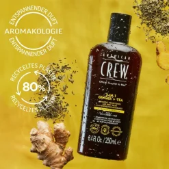 Outlet American Crew 3in1 Chamomile & Pine Shampoo, Conditioner & Body Wash