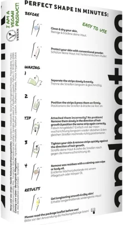 Online andmetics Hemp Oil Wax Strips