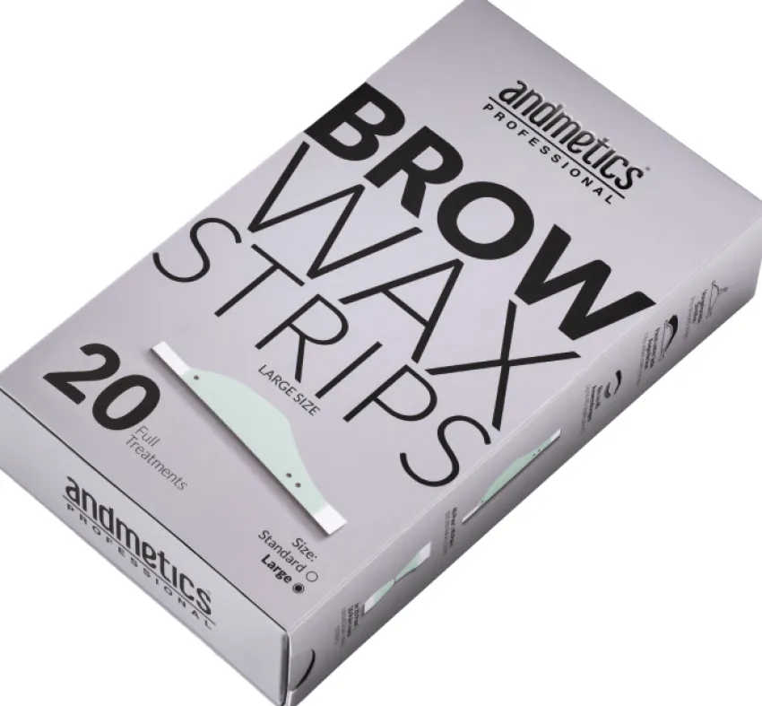 Online andmetics professional Brow Wax Strips Large