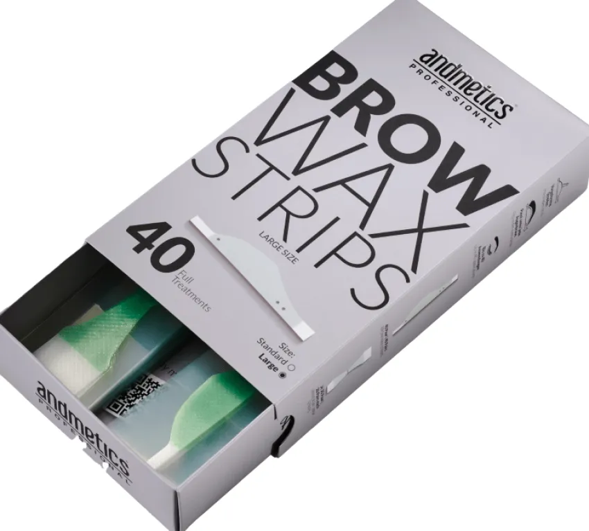 Online andmetics professional Brow Wax Strips Large