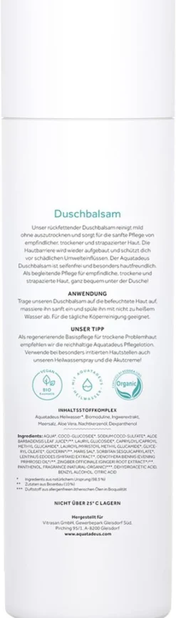 Best Aquatadeus Duschbalsam - a fresh start