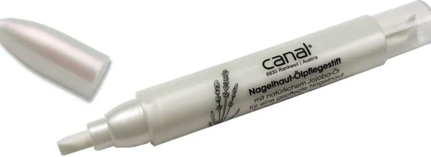 New Canal Instrumente Canal Nagelhaut-Ölpflegestift mit 3 Ersatzspitzen