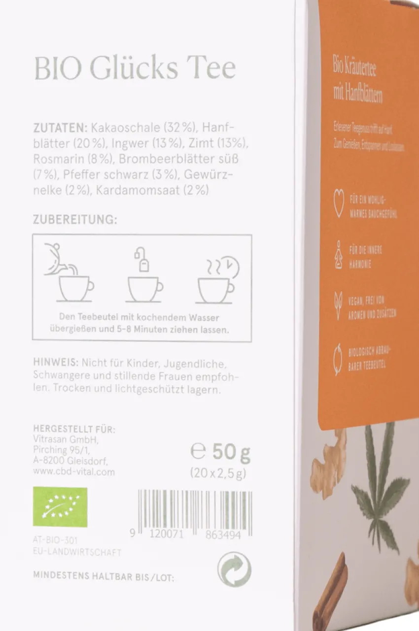 Hot CBD VITAL Glückstee