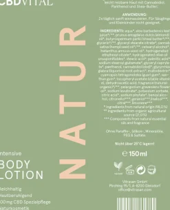 Fashion CBD VITAL Intensive Bodylotion