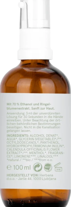 Clearance CBD VITAL Natürliches Handdesinfektionsmittel