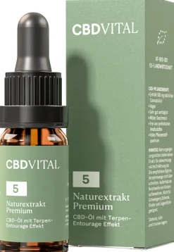 Hot CBD VITAL Naturextrakt PREMIUM Öl 5%