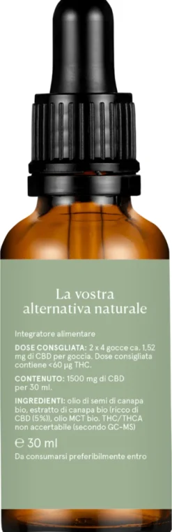 Hot CBD VITAL Naturextrakt PREMIUM Öl 5%