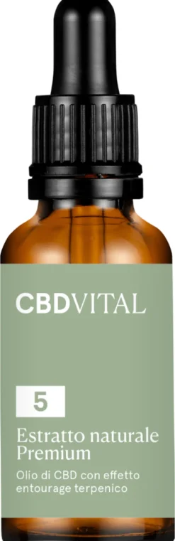 Hot CBD VITAL Naturextrakt PREMIUM Öl 5%