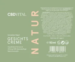 Fashion CBD VITAL Unreine Haut Gesichtscreme