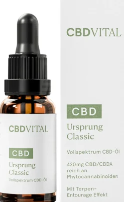 Fashion CBD VITAL Vollspektrum Öl URSPRUNG Classic