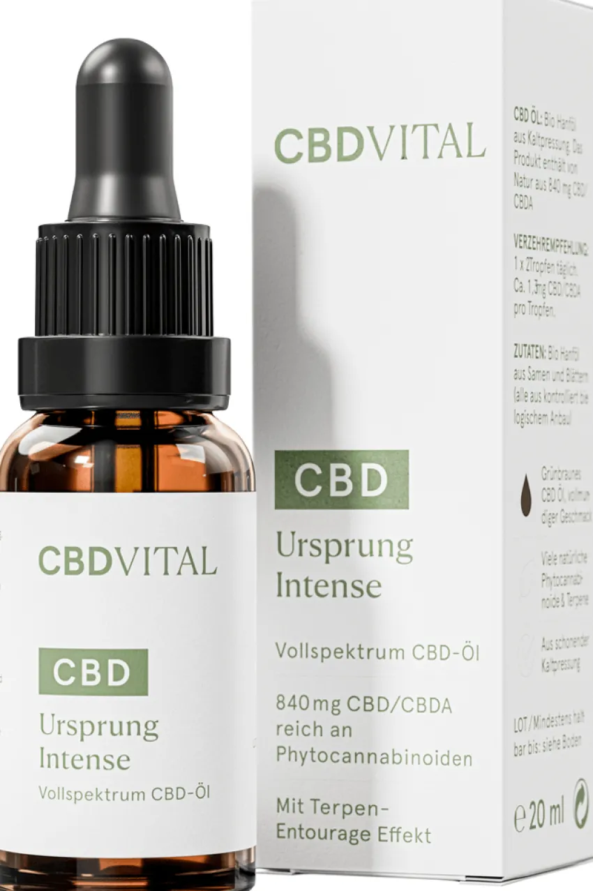 Clearance CBD VITAL Vollspektrum Öl URSPRUNG Intense