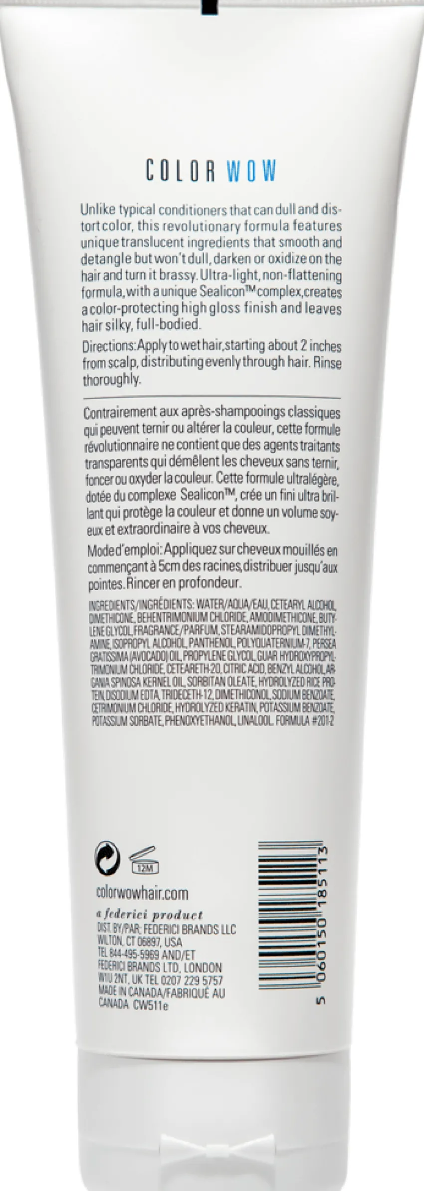 Clearance Color Wow Color Security Conditioner Fine to Normal