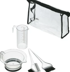 Fashion Comair Färbe-Zubehör Set transparent 5-teilig