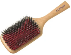 Fashion Comair Holzbürste mit Nylonstiften, 13-reihig