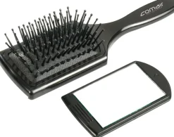 New Comair Mini Paddlebrush mit herausziehbarem Spiegel