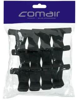 New Comair Schwarze Abteilklammern 12er