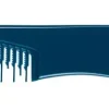 Fashion Comair Toupier und Gabelkamm 105 Blue Profi-Line