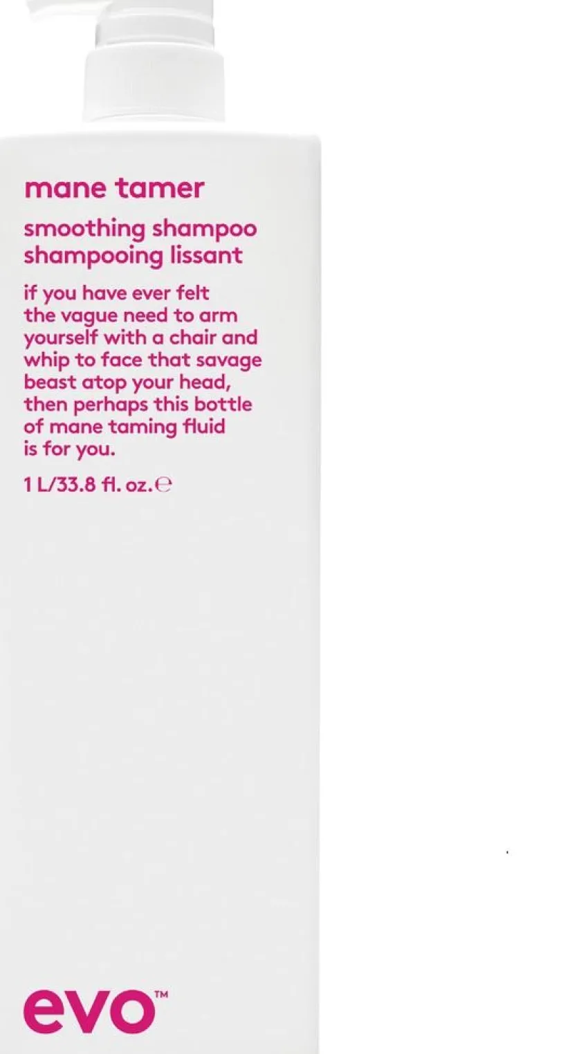 Hot evo Mane Tamer Smoothing Shampoo