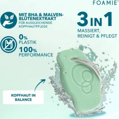 Fashion Foamie BHA Scalp Shampoo Bar Feste Kopfhautpflege