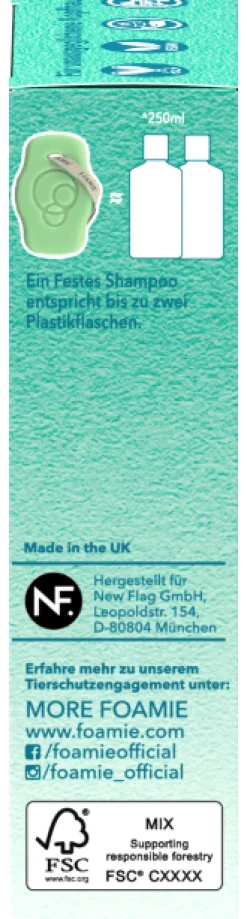 Fashion Foamie BHA Scalp Shampoo Bar Feste Kopfhautpflege