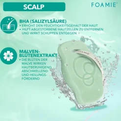 Fashion Foamie BHA Scalp Shampoo Bar Feste Kopfhautpflege