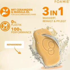 Clearance Foamie Ceramid Shampoo Bar Feste Pflege für Reparatur