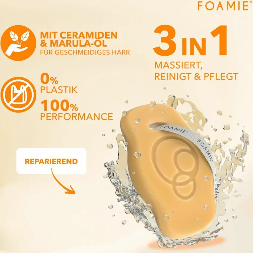 Clearance Foamie Ceramid Shampoo Bar Feste Pflege für Reparatur