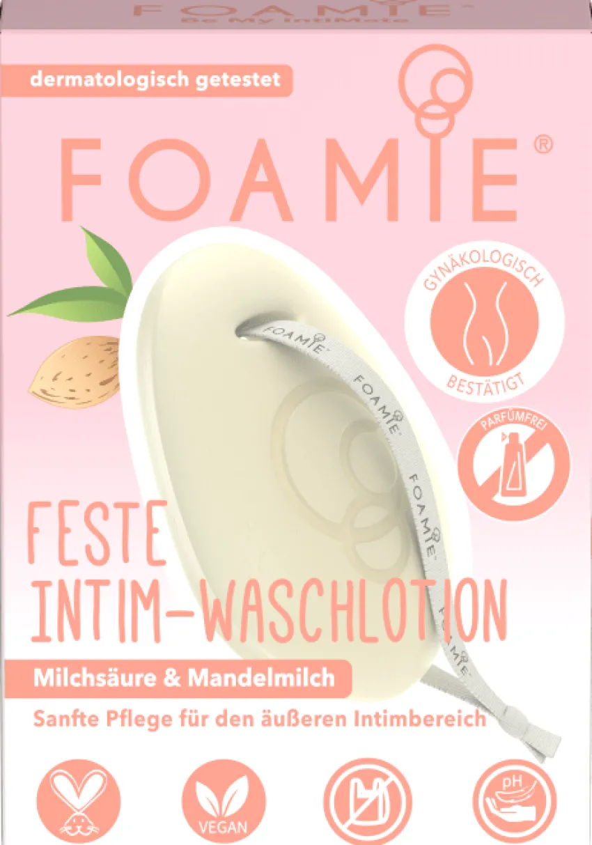 Fashion Foamie Feste Intim-Waschlotion Milchsäure und Mandelmilch