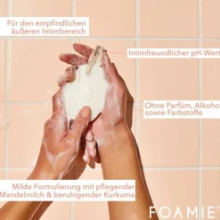 Fashion Foamie Feste Intim-Waschlotion Milchsäure und Mandelmilch