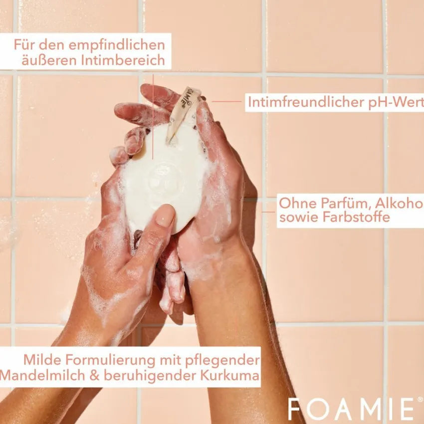 Fashion Foamie Feste Intim-Waschlotion Milchsäure und Mandelmilch