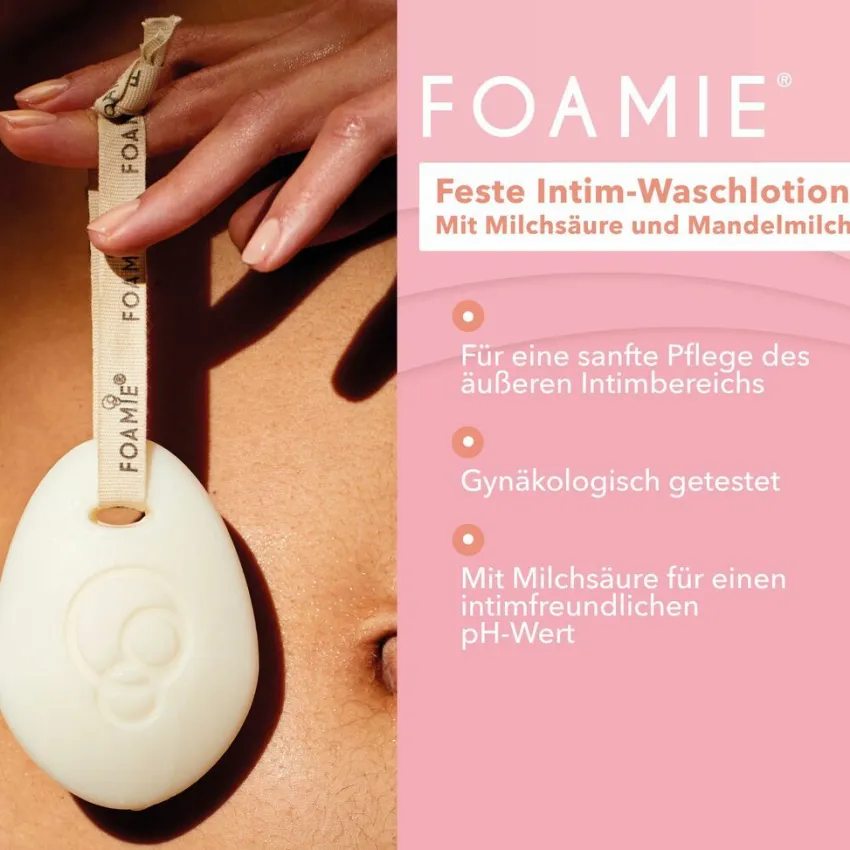 Fashion Foamie Feste Intim-Waschlotion Milchsäure und Mandelmilch