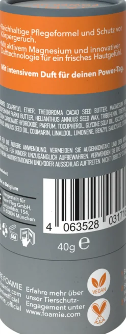 New Foamie Festes Deodorant