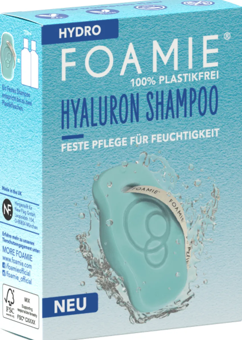 Online Foamie Hyaluron Shampoo Bar Feste Pflege für Feuchtigkeit