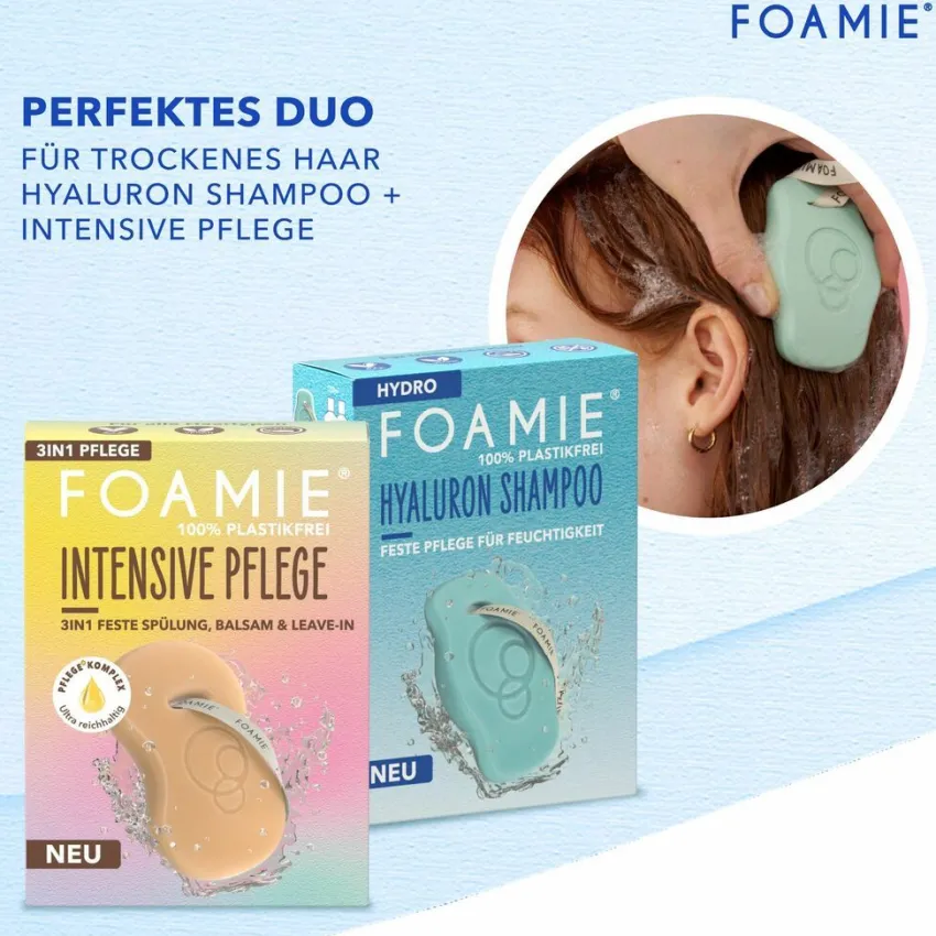 Online Foamie Hyaluron Shampoo Bar Feste Pflege für Feuchtigkeit