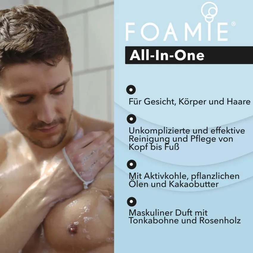 Fashion Foamie 3in1 Feste Duschpflege für Männer