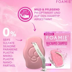 Clearance Foamie Niacinamid Shampoo Bar Feste Pflege für Kräftigung