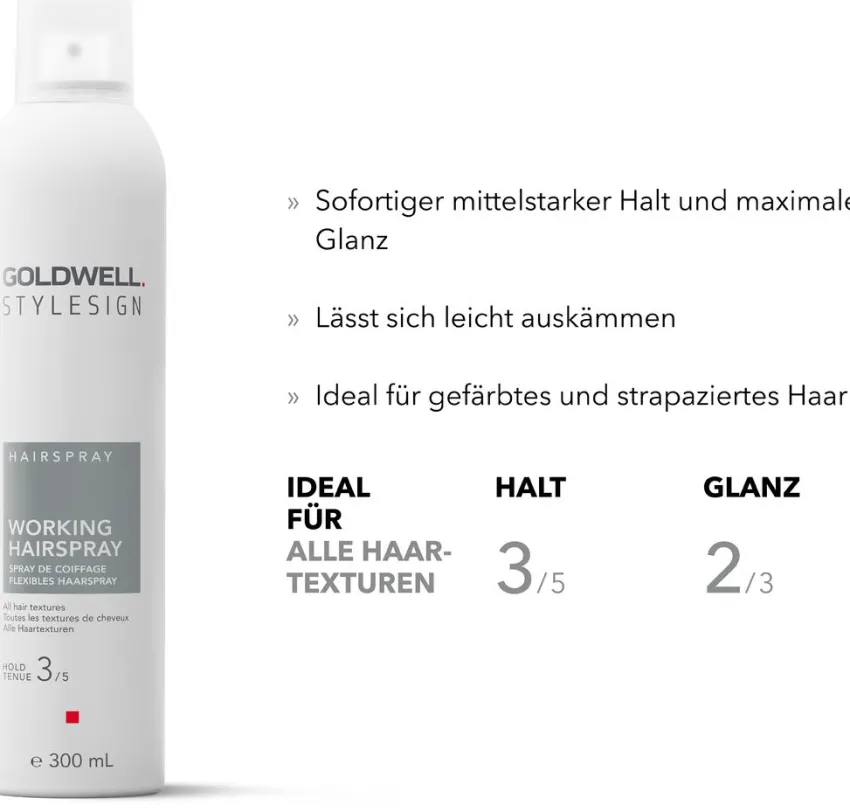 Clearance Goldwell Stylesign Hairspray Working Hairspray