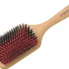 Fashion Comair Holzbürste mit Nylonstiften, 11-reihig