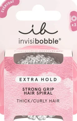 Clearance invisibobble EXTRA HOLD Crystal Clear