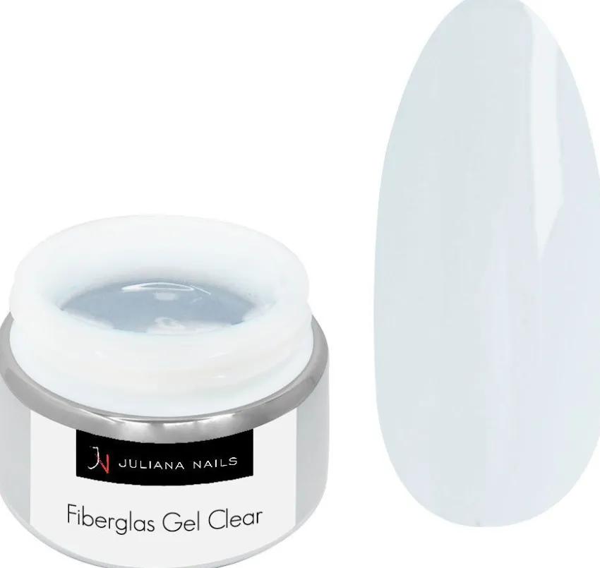 Hot Juliana Nails Fiberglas Gel Clear
